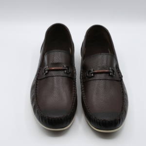 Brown Pinched Loafers TSA 015